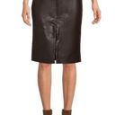 Laundry by Shelli Segal  Faux Leather Pencil Skirt Size S Photo 0