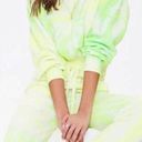 Tie Dye Sweatshirt Neon Yellow & Lime Green Multiple Size L Photo 2