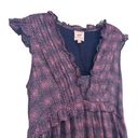 Petal Banjanan Constance  Power Blueprint Ruffle Purple Maxi Dress Size Large Photo 2