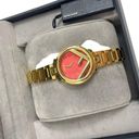 Fendi  Timepiece Run Away Red Dial Watch 28mm Gold Logo Unisex Photo 5