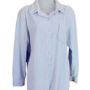 Chadwick's Real comfort by  blue cordaroy long sleeve button up size L Photo 6