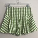 SheIn  Green Gingham Crop Top and Flowy Short Romper 2 Piece Set Cottagecore Photo 11