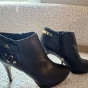 Marc Fisher  Brown Leather Ankle Booties Photo 4