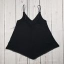 Candie's NWT  Black Embellished Cami Tank Top Women's Size XS Photo 5