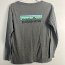 Patagonia  Women's  Long Sleeve Pastel P-6 Logo Responsibili-Tee - size xs Photo 3