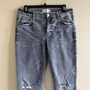 CAbi  High Skinny Jeans #3939 Womens Size‎ 6 Distressed Gray Denim Pants Photo 2