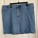 Lee Ryder by , medium blue denim mini skirt women 20 M Photo 1