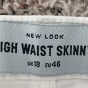 New Look  High Waist Super Skinny Jeans in White, Size UK18 / US14 Photo 8