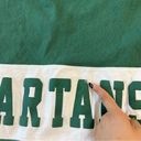 Spirit Jersey  Michigan State University Spartans Small Long Sleeve Green White Photo 6