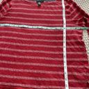 Krass&co LRL Lauren Jeans  Womens Longsleeve Tee Size M red white stripes Photo 4