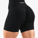 Alphalete AMPLIFY SHORT 5.5" Women's Seamless Scrunch Short Black Xs Photo 0