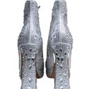 Jessica Simpson  Womens 9.5 Dollyi Crystal Embellished Bootie Silver NEW Photo 6