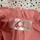 Krush Pink long flowy sleeve crop top Photo 1