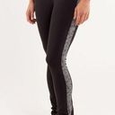 Lululemon Black & Gray Yoga Pants Full Length Leggings Photo 9