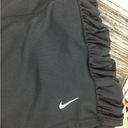 Nike  SET Black Side Ruched Dri-Fit Sport Shorts & Racerback Top M L Photo 5