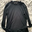 black turtleneck long sleeve flare sleeves small Photo 0