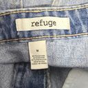 Refuge  Distressed Denim Mini Skirt Size Medium Photo 7