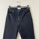 Abercrombie & Fitch  Ultra High Rise The Ankle Straight Jeans Black Size 30 Photo 4