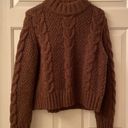 American Eagle brown mock neck sweater Photo 0