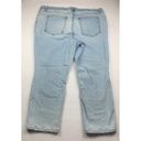 Good American  Ultra Light Wash Indigo Denim Good Classic Straight Leg Jeans 24 Photo 5