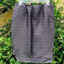 Johnathan Simkhai Black & Silver Metallic Shimmer Pencil Skirt. Size 8. EUC! Photo 2