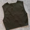 ZARA Black Cut-out Crop Top Photo 3