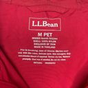 L.L.Bean  Anorak Jacket Red & Blue Size Medium Petite Photo 3