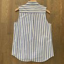 Equipment Cinema striped sleeveless button down top Small Photo 2