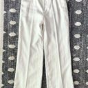 Ralph Lauren Lauren  Cream/Off white 100% Linen Fully Lined Wide Leg Pant Size 8 Photo 0