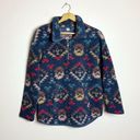 Old Navy Aztec Print 1/4 Zip Fleece Jacket Size M Maternity VGUC Photo 0