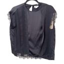 Jason Wu GREY  Silk Sleeveless Blouse Lace Trim‎ NWOT Sz 4 Photo 0