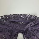 Aerie  Women's Bra XS Purple Bralette Lace Crochet Eyelet Halter Racerback Photo 2