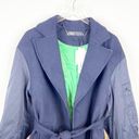 ZARA NWT  Bloggers Fave Wool Blend Longline Belted Jacket S Blue Photo 3