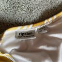 Rhythm . Trinidad Striped Bikini Set in Chartreuse Size Medium Photo 11