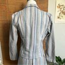 Vintage 1970’s Pastel Striped Blazer & Skirt Suit Set Small Multiple Photo 7