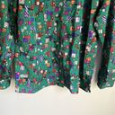 Diane Von Furstenberg Vintage  printed button down shirt Photo 3