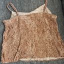 JC Penny Brown Snakeskin Crop Tank Photo 1