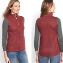 Orvis  Trout Bum Hybrid Merino Wool Sweater Vest Berry Red XS Outdoor Photo 1