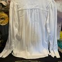 The Loft  Women's White Button Blouse size S Photo 2