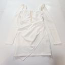 Michael Costello  x REVOLVE Racquel Mini Dress in Ivory Small Photo 0