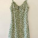 Princess Polly Tasmin Ruffle Tie Mini Dress in Green Floral Size 6 Photo 1