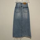 PARKE Center Slit Midi Maxi Jean Skirt Size XXS Photo 3