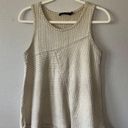 Doe & Rae beige ribbed sleeveless tank Photo 0