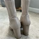 Gianvito Rossi  Nude Bone Platform Chelsea Boot 37.5 Photo 6