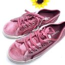 Old Navy   Womens Lace Up Bubble Gum Pink Sneakers Sz 9 Photo 0