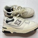 New Balance 550 Sea Salt Cream Black Sneakers Photo 0