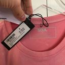 SoulCycle  Mineral Wash Soul Boxy Pink Crop Photo 3