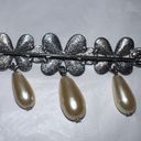 The Bar Vintage Enamel Flower and Faux Pearl Pin Photo 7