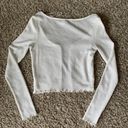 Divided Long Sleeve Sweater Top Photo 1