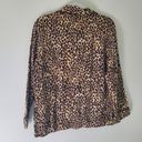 Ralph Lauren Lauren  Leopard Print Satin Pajama Top Photo 4